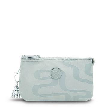 Kipling Creativity Large Printed Pouch Tassen Turquoise | NL 1118BE